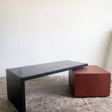 Bureau C.e.o. cube conçu par Lella & Massimo Vignelli pour Poltrona Frau, italie années 1990