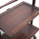 Wooden folding table, cake presentation support, side table, cake stand
