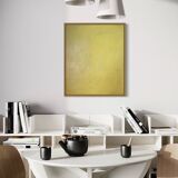 Abstract contemporary monochrome yellow background