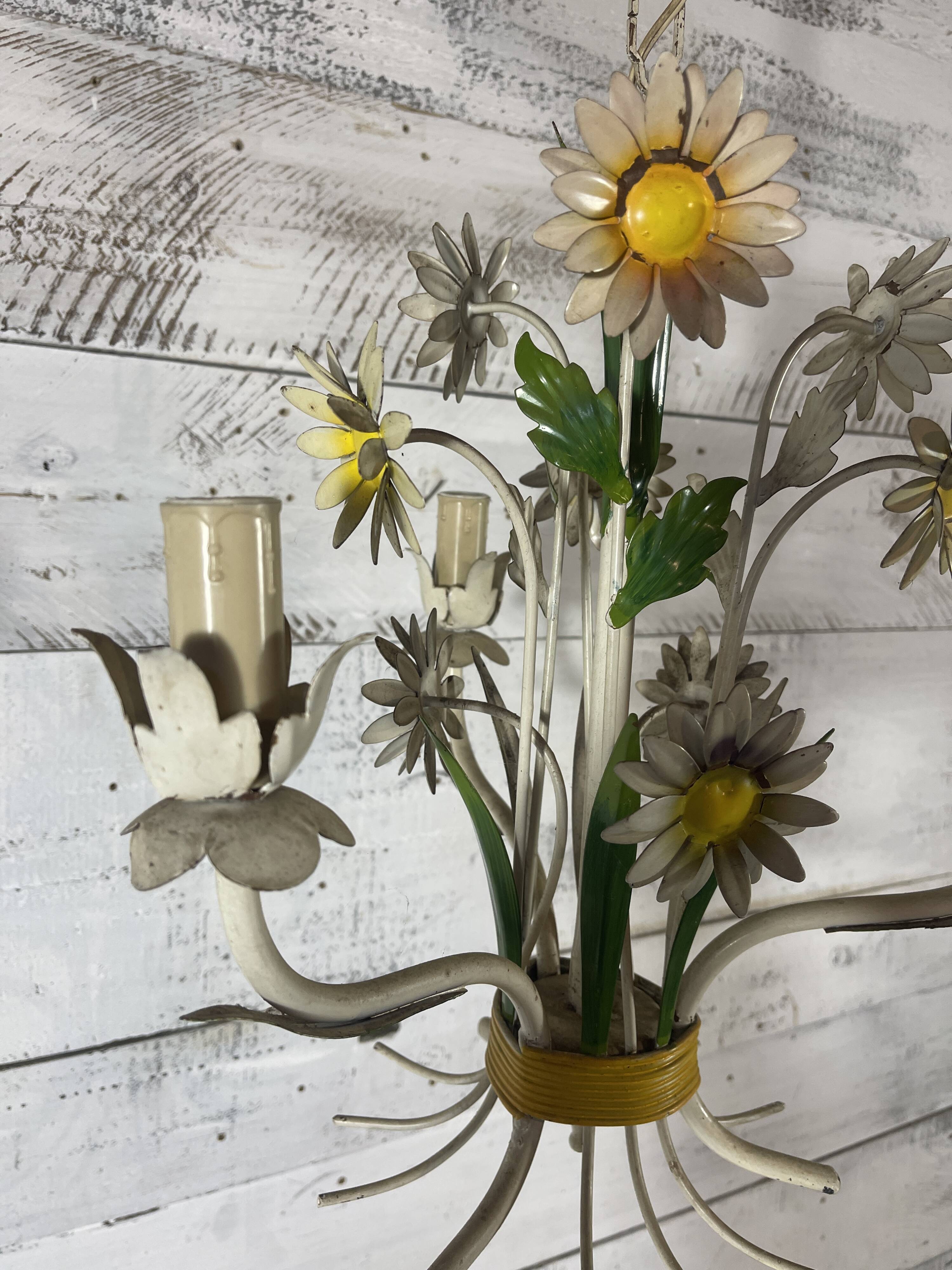 Antique daisy chandelier