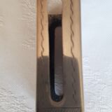 Antique matchbox case in chiseled silver with 3 punches