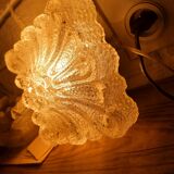 Textured glass ceiling lamp