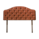 Pink velvet headboard "gorse"