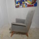 Pair of vintage chairs from the 50s compass feet