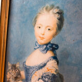 Table "Girl with cat"