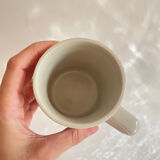 Ceramic mug vintage botanical pattern