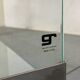 Table d'appoint vintage en verre Space Age par Gallotti & Radice, Italie 1970
