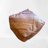 Coole handmade marrocan house style pouf in 70's style from original buffalo leather - new