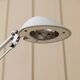White Metal Stilplast Halo Balance Table Lamp from Italy - 1980s Postmodern Memphis Design