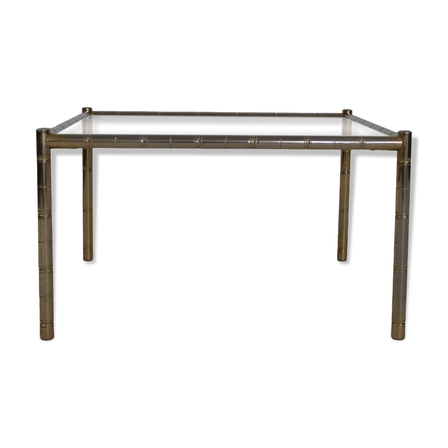 Square coffee table Henri Lancel