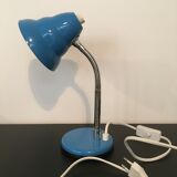 Lampe de bureau flexible bleue