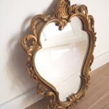 Small mirror with gold molding