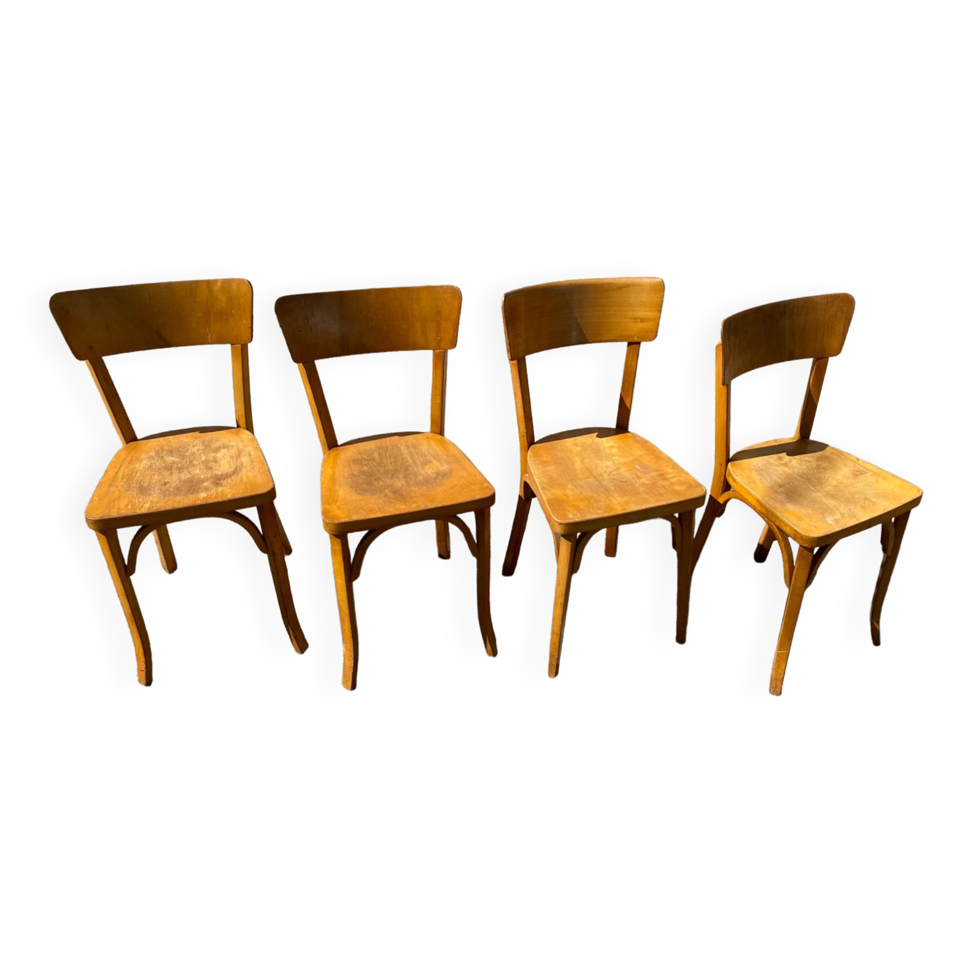 Set of 4 chairs bistrot Baumann
