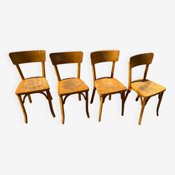Set of 4 chairs bistrot Baumann