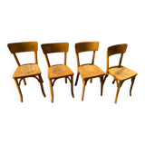 Set of 4 chairs bistrot Baumann