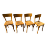 Set de 4 chaises bistrot Baumann