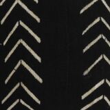 Black bogolan cushion cover