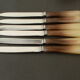 Lot de 6 couteaux vintage lame inox Thiers France