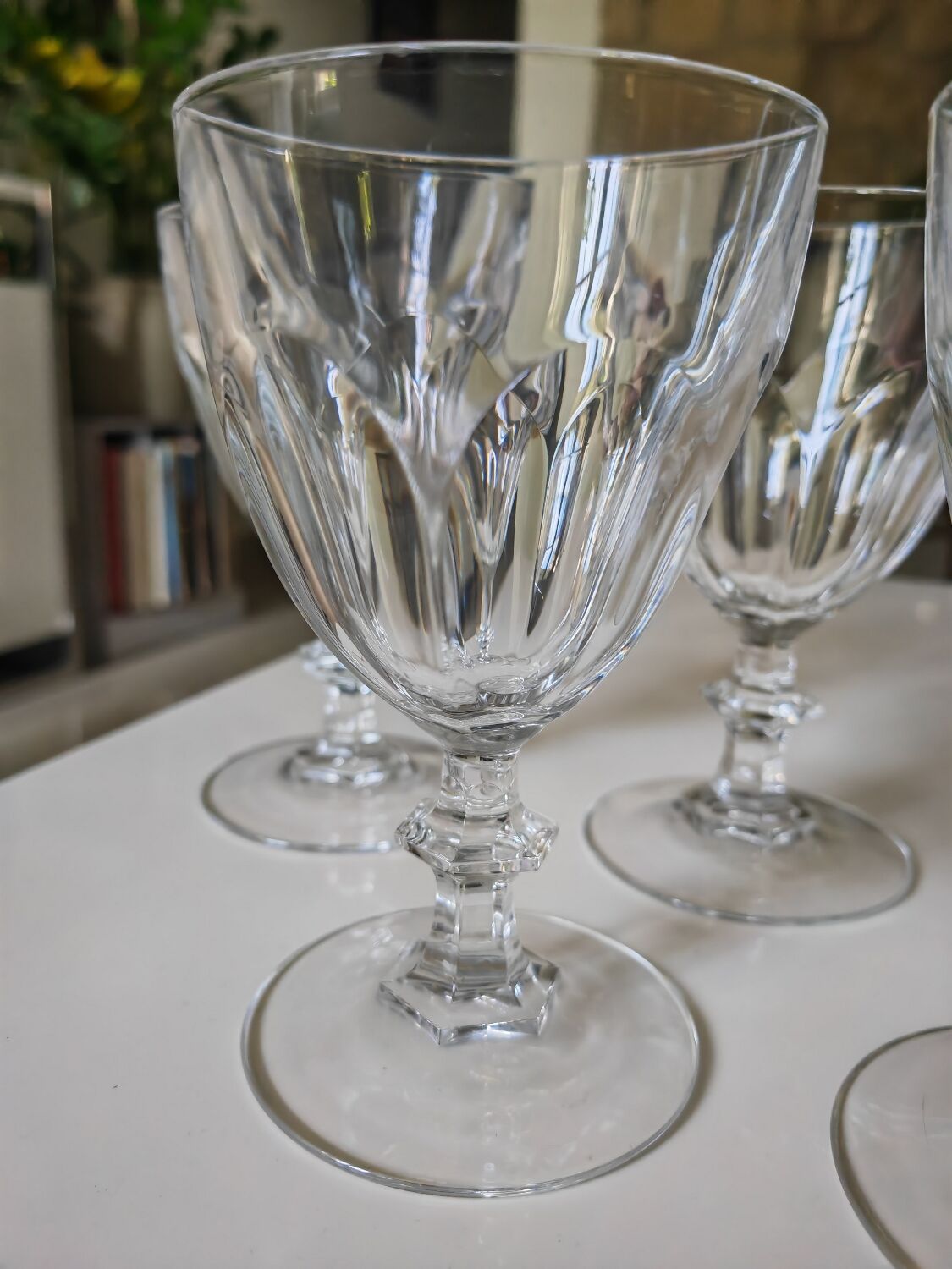 Rambouillet crystal glasses
