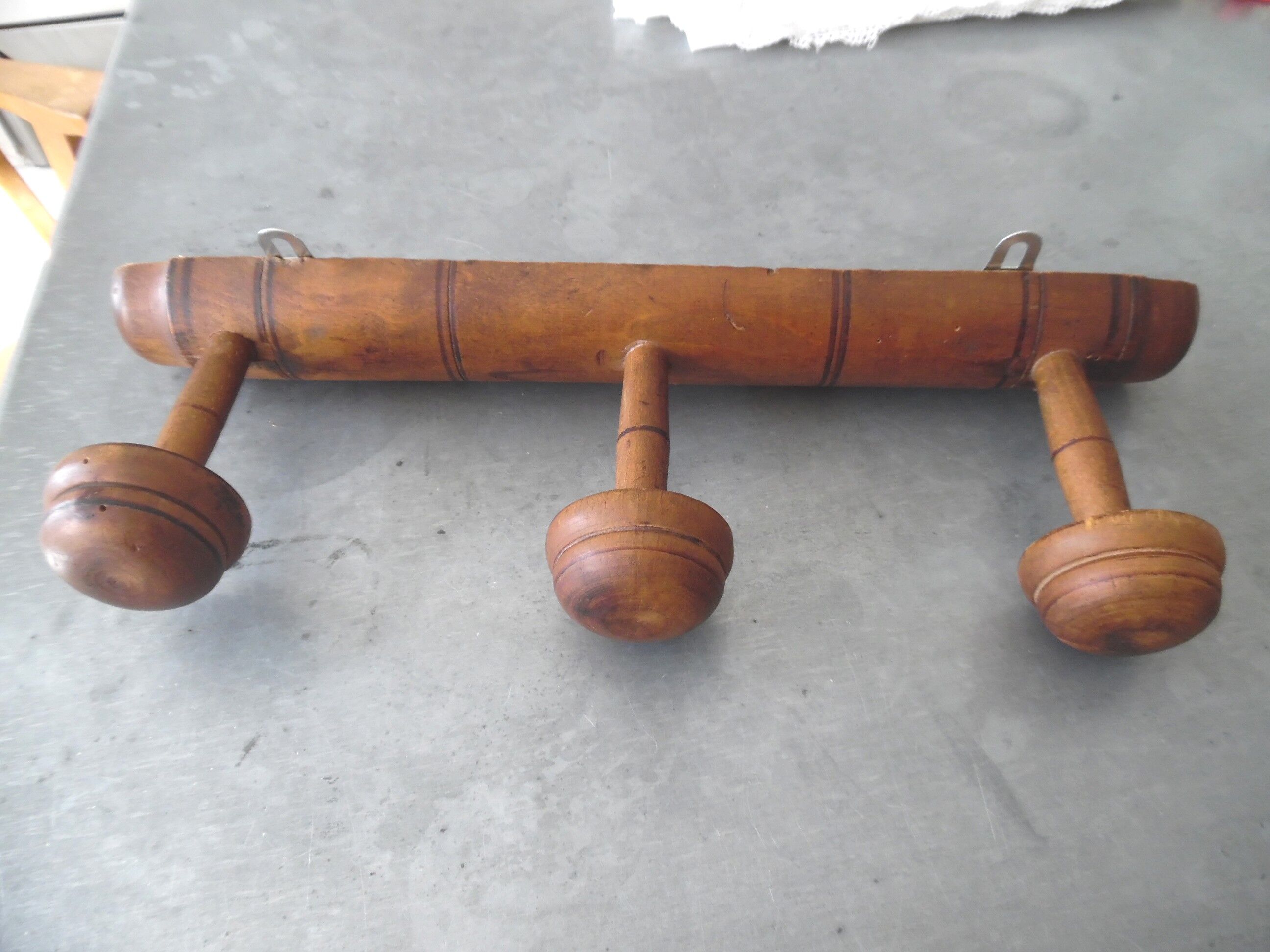 Coat old wooden door