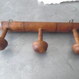 Coat old wooden door