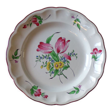 Plat creux rond Lunéville KG Réverbère Ø30 cm