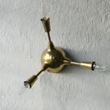 Lampe Spoutnik en laiton italien