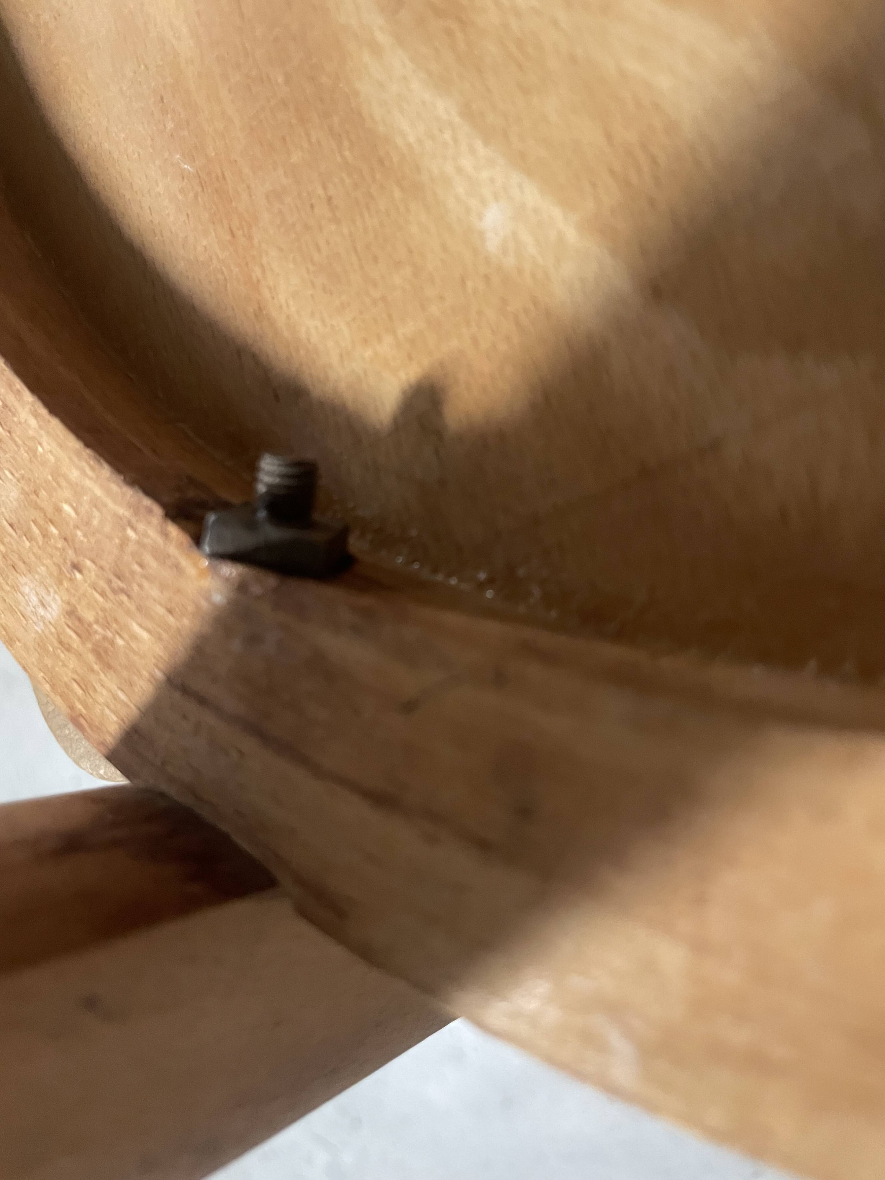 Pair of 1950s bistro chairs