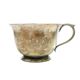 Art Deco bouillon cup, silver-plated brass, Norblin, Poland, 1930s