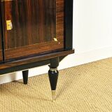 Vitrine Art déco en ébène de macassar 1940