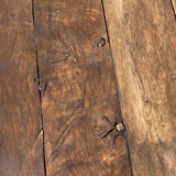 Solid oak coffee table