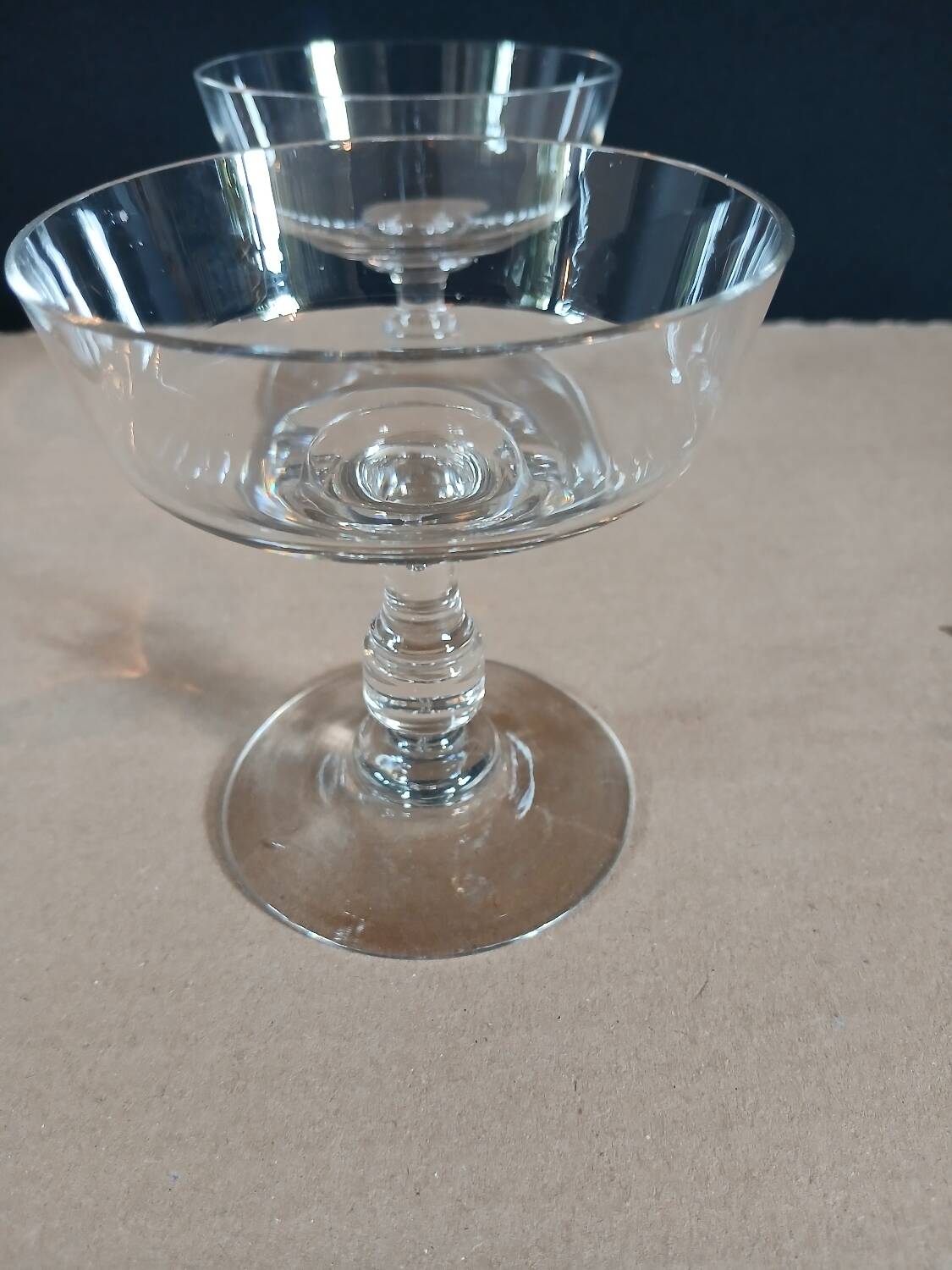 4 coupes à champagne vintages