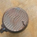 Refreshing carafe in glazed ceramic and vintage cork stopper