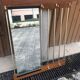 Portemanteau mural à suspendre avec miroir vintage années 60