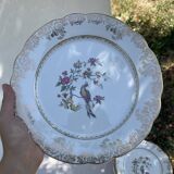 Lot de 10 assiettes vintage françaises – Digoin Sarreguemines, collection