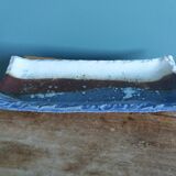 Brutalist ceramic pen holder, signed