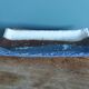Brutalist ceramic pen holder, signed