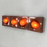 Space Age Bronze Wall Light, 1970