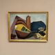 Original 20th Century European Oil On Canvas – “Still Life” – Vintage – Framed 55.5 × 74.5 Cm (21.9" × 29.3")
