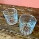 Marguerite vintage whisky glasses duo