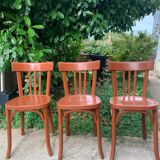 Set of 27 bistro and Baumann chairs