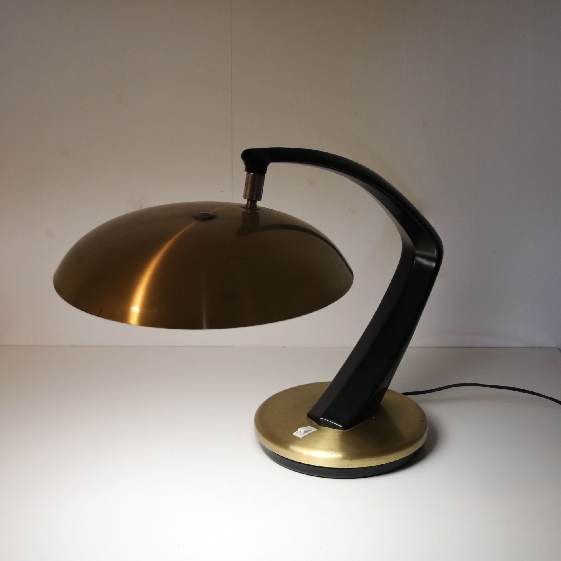 1960s “Boomerang” desk lamp by Fase, Spain