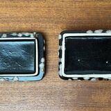 West German pottery box, fat lava WGP from the mid-century with lid, 1960s.