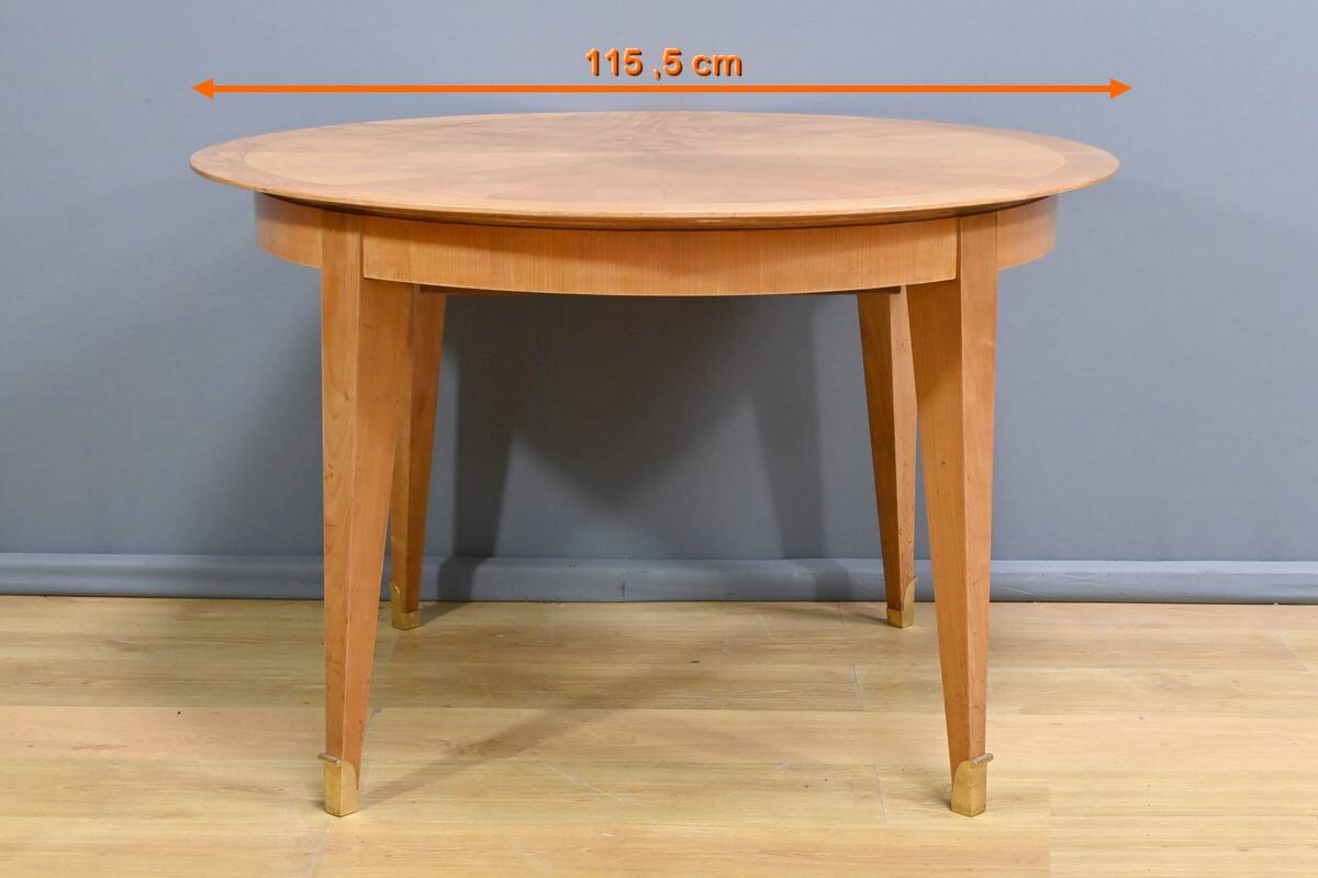 Table for 4 to 10 people in cherry wood – 1950