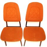 Set of 2 Scandinavian teak chairs, Sweden, 1960