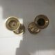 2 bougeoirs en laiton