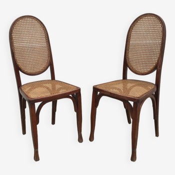 Paire de chaises Baumann années 20