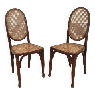 Paire de chaises Baumann années 20
