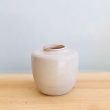 H10cm enamelled terracotta vase