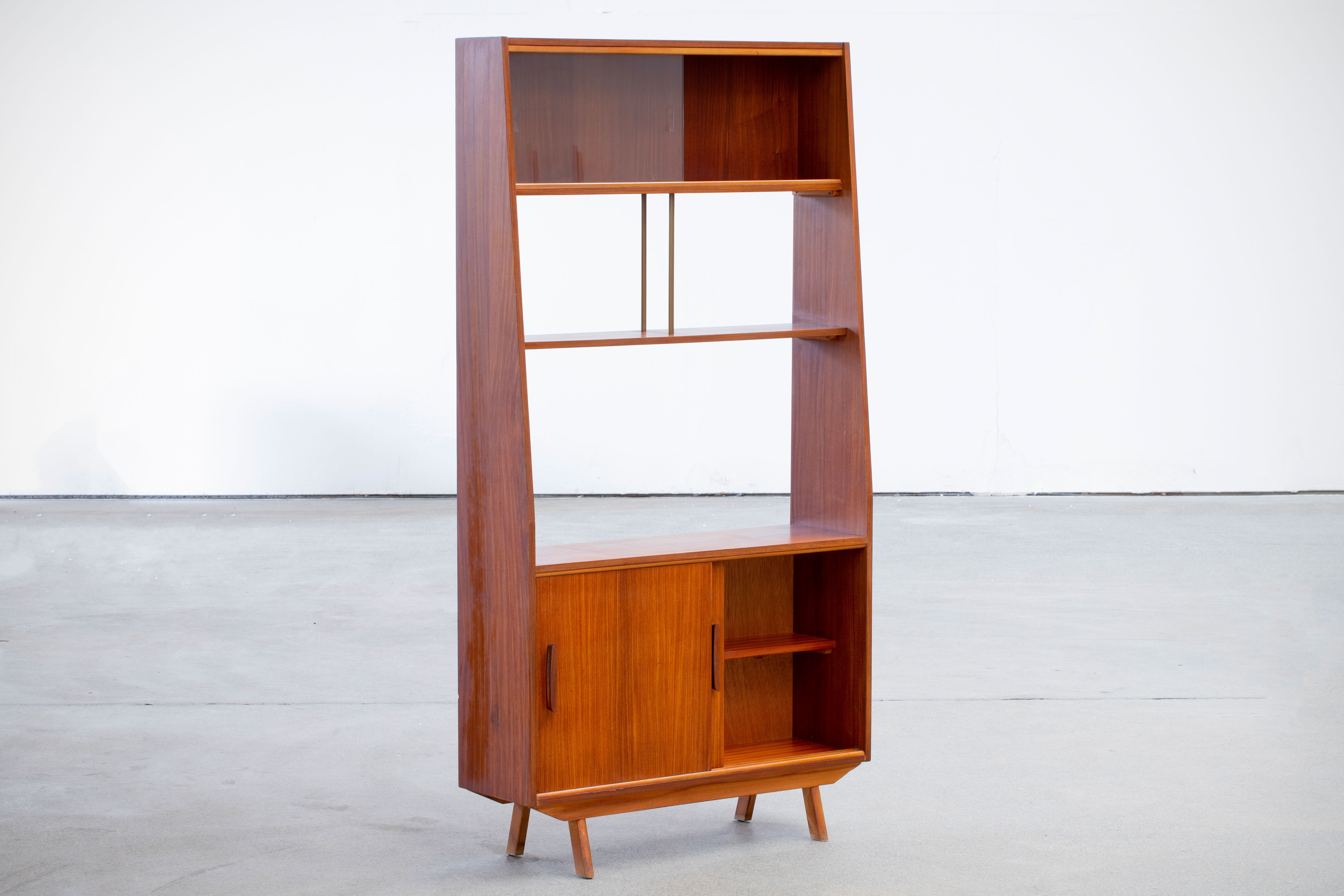 Scandinavian teak library 1960